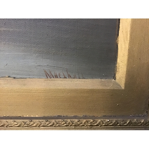 459 - Gilt Framed Oil on Canvas - Some Picture Loss