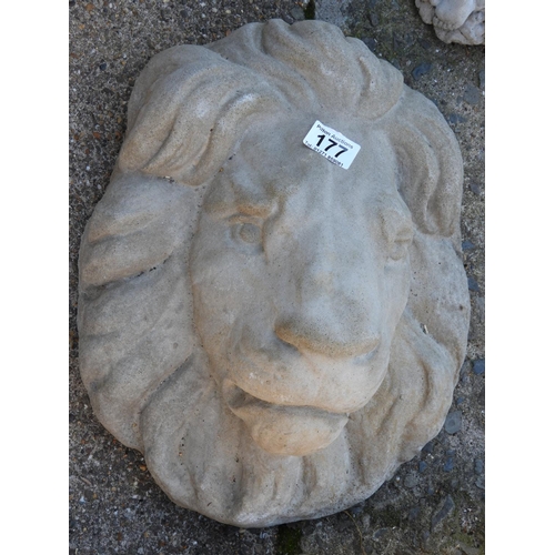 210 - Concrete Garden Lion Mask