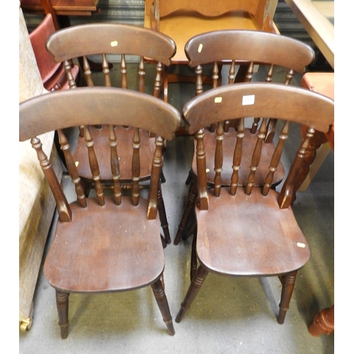 226 - 4x Stick Back Chairs