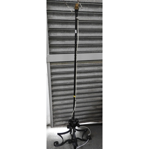 265 - Wrought Iron Standard Lamp Base