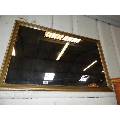 343 - Large Gilt Frame Mirror