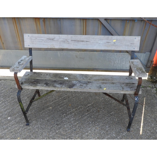 66 - Wooden Garden Bench