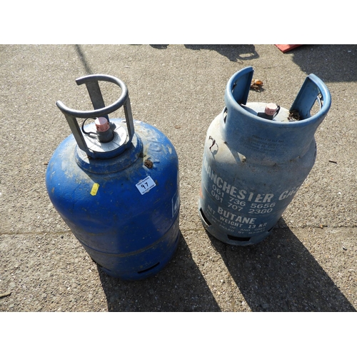 97 - 2x Gas Bottles