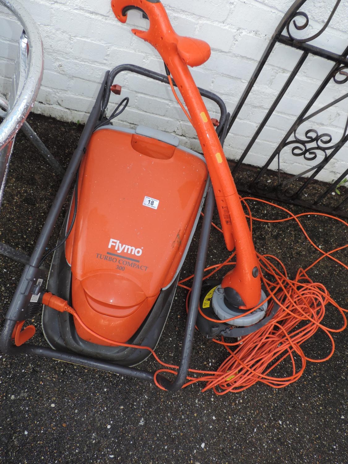 Flymo mower and deals strimmer