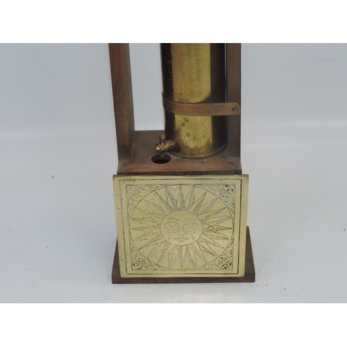 111 - Wood and Brass Water Clock or Clepsydra - 31