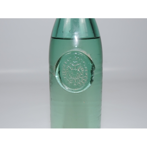 109 - Sealed Glass Bottle and Contents - 14” High