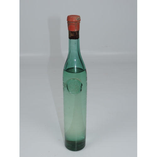 109 - Sealed Glass Bottle and Contents - 14” High