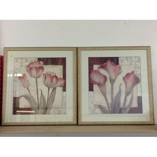 544 - 2x Modern Framed Prints