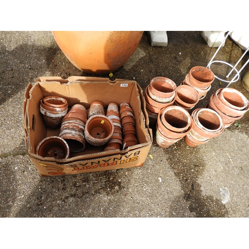 114 - Quantity of Terracotta Plant Pots