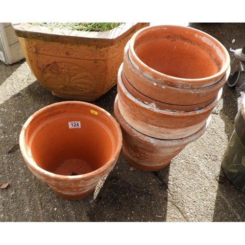 124 - Terracotta Plant Pots