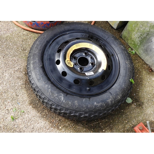 224 - Car Space Saver Spare Wheel