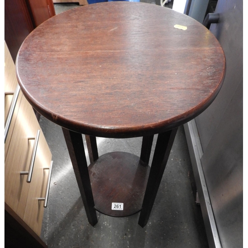 261 - Occasional Table with Shelf under