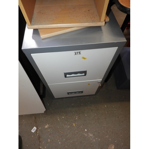 275 - Metal Filing Cabinet with Keys