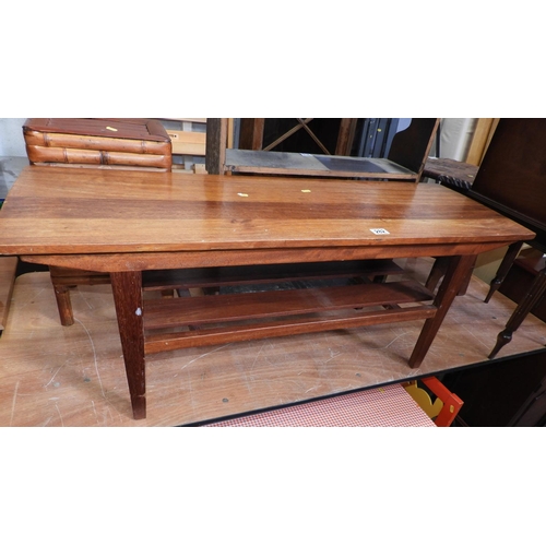 282 - Coffee Table with Shelf under