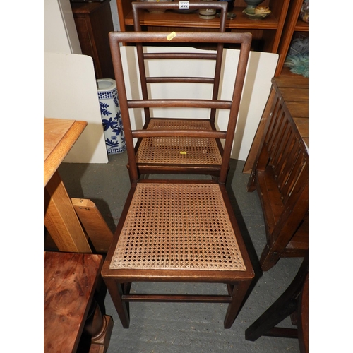 358 - Pair of Cane Seated Chairs