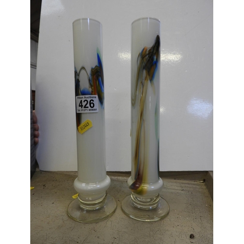 426 - Pair of Glass Vases