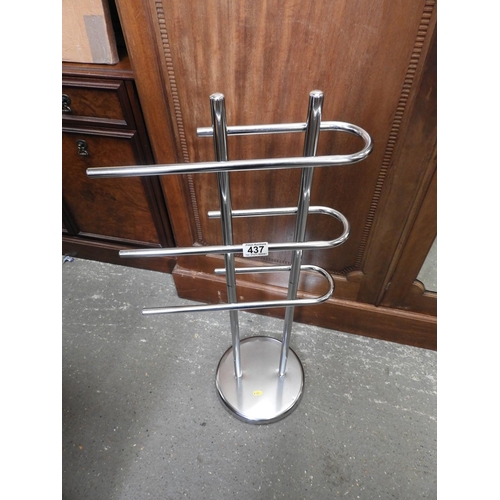 437 - Chrome Towel Rail