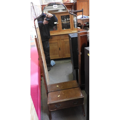 460 - Dressing Mirror with Drawer under