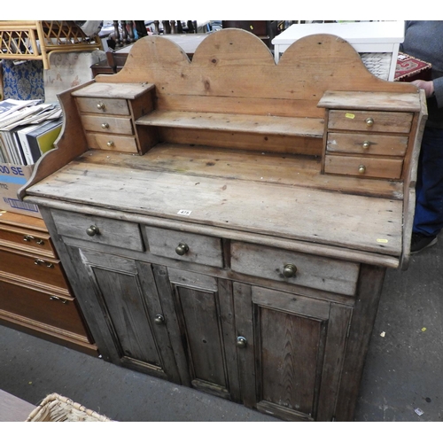 475 - Victorian Pine Sideboard