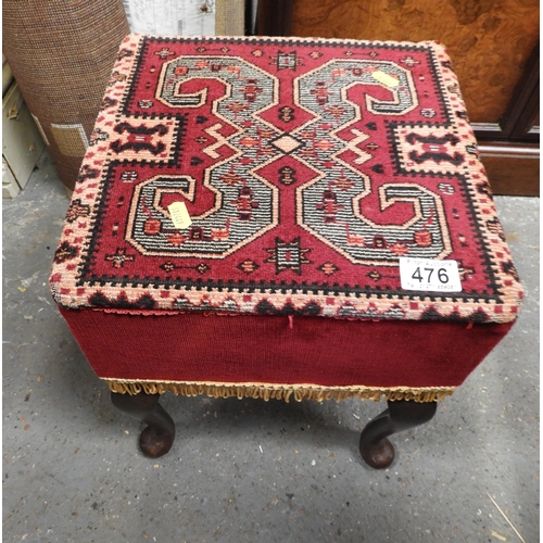 476 - Upholstered Footstool