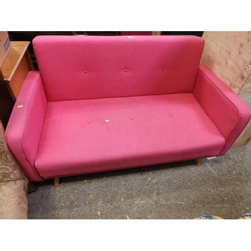 480 - Vibrant Pink Sofa