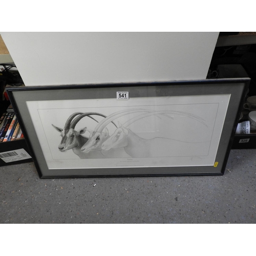 541 - Vanishing from a Drawing - One of a Single Edition Signed by the Artist