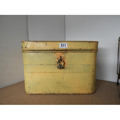 551 - Metal Storage Box