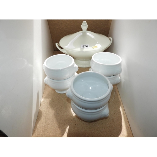 576 - Tureen and Soup Bowls