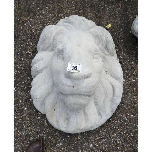 66 - Concrete Garden Lion Mask