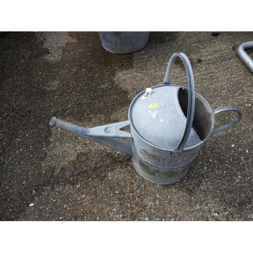 95 - Galvanised Watering Can