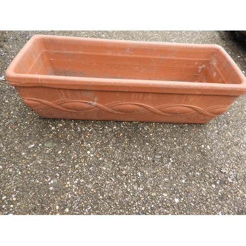 44 - Oblong Terracotta Planter