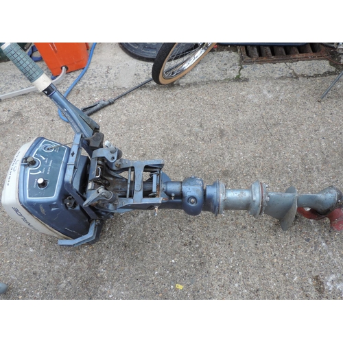 167 - Fisherman Evinrude Outboard Motor