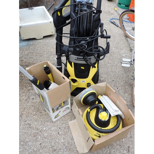 168 - Karcher Pressure Washer and Accessories