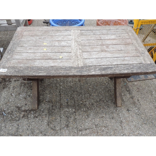 170 - Teak Garden Table