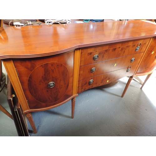 504 - Reproduction Serpentine Front Sideboard