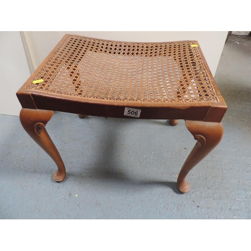 506 - Cane Seated Stool