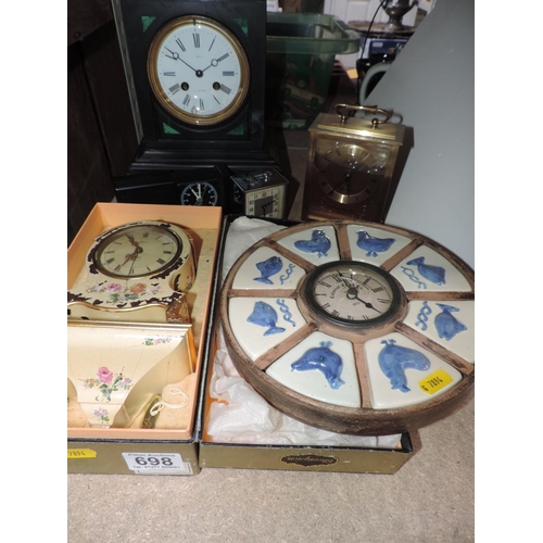 698 - Various Clocks