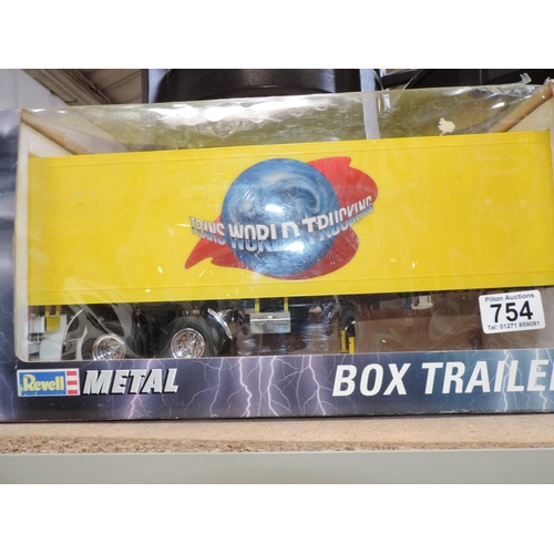 754 - Boxed Model Box Trailer