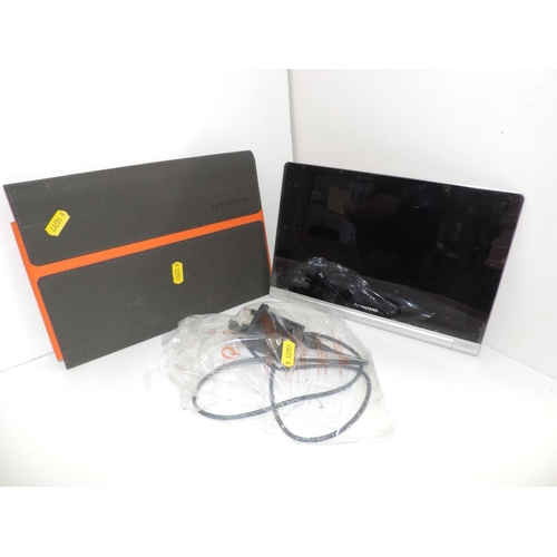 813 - Lenovo Tablet with Case and Charger