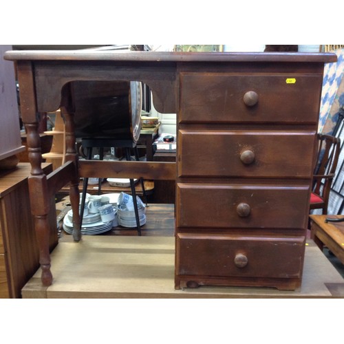 502B - Stained Pine Desk