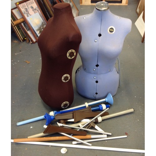 1066 - 2x Dressmaking Dummies