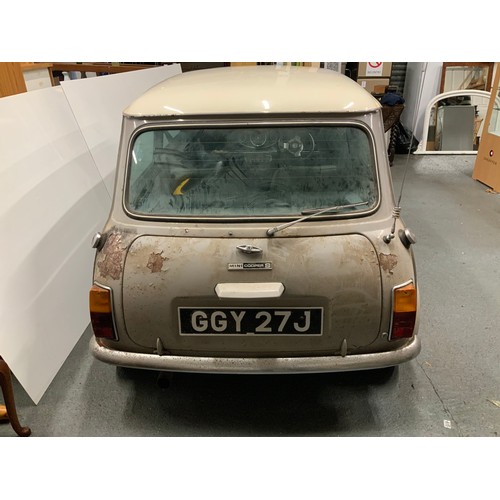 20A - Mini Cooper S 1971 Reg: GGY 27J - 1275cc - Direct from Deceased Estate - Last Taxed in 1991 - Sold W... 