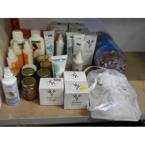 509 - Quantity of Toiletries etc