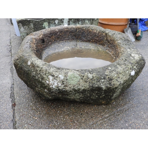 74 - 3.5ft Granite Trough - Unusual Shape