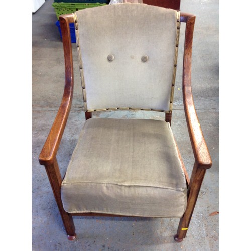 315 - Wood Framed Armchair