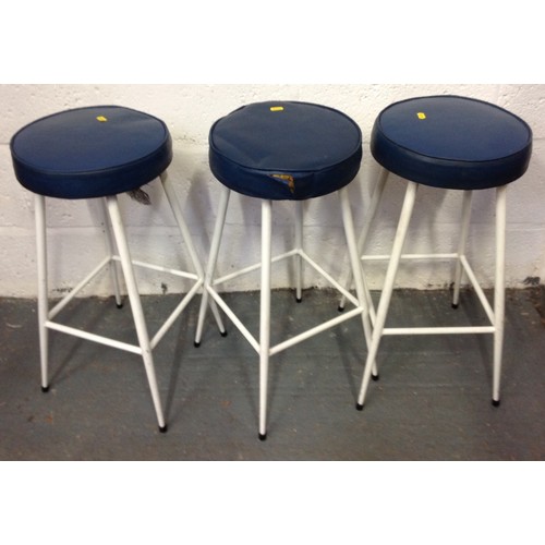 317 - Vintage Metal Stools