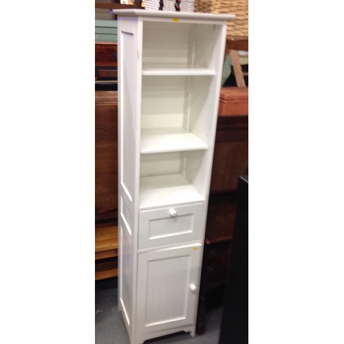 621 - White Painted Storage Unit