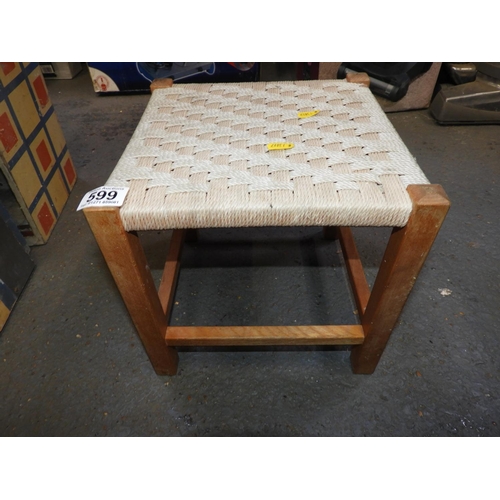 599 - Rush Topped Stool