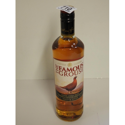 710 - Bottle of Famous Grouse Whisky