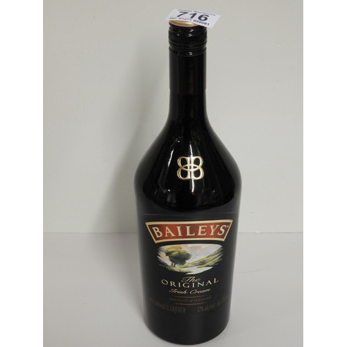 716 - 1L Bottle of Baileys